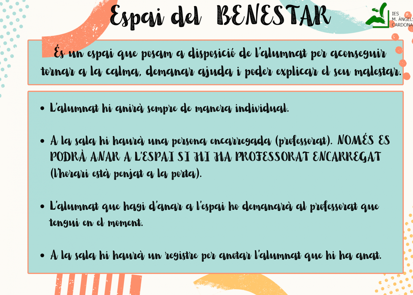 INFOGRAFIA Espai del BENESTAR